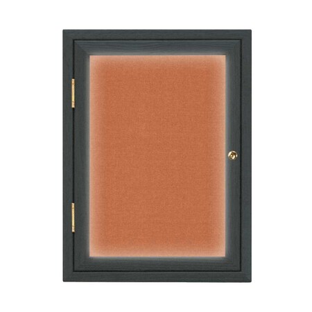 United Visual Products Board, 60x36, Header, Black/Black UV7014EZ-BLACK-BLACK